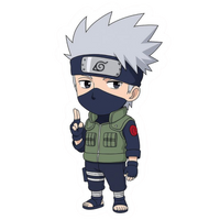 Kakashi Hatake Naruto Sticker 3 | Sharingan Ninja Premium Sticker