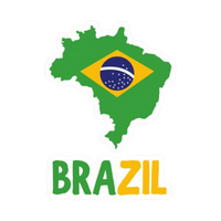 FC Brazil 28 | Brazil Football Sticker | Football sticker