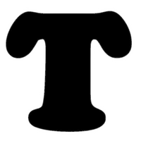 Letter T English Alphabet Sticker | Educational A-Z Sticker | StickerBD