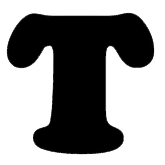 Letter T English Alphabet Sticker | Educational A-Z Sticker | StickerBD