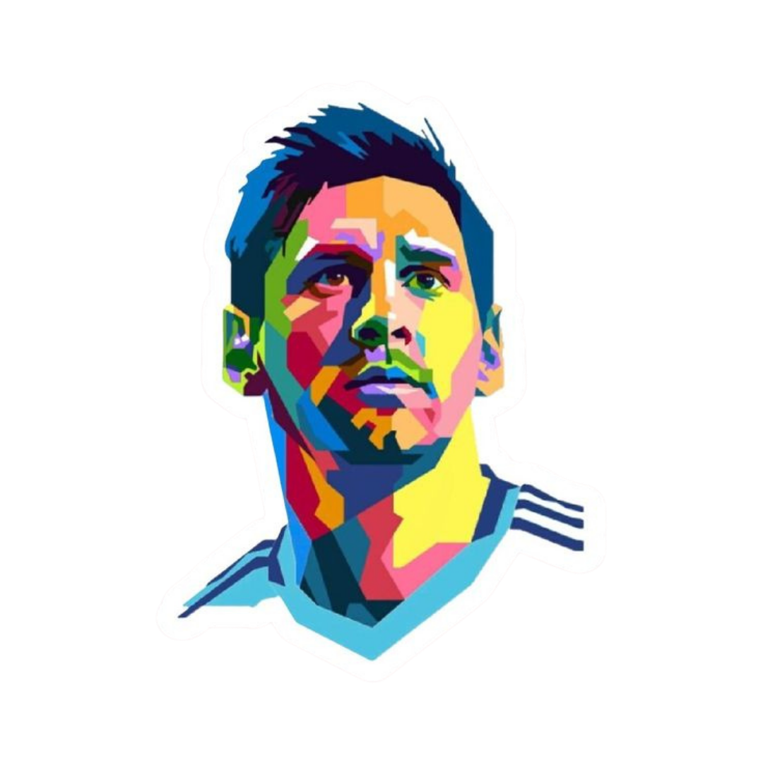 Messi 30 | Leo Messi Premium Football Sticker | Legendary Footballer