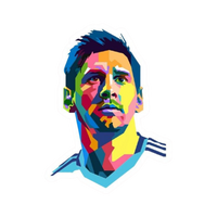 Messi 30 | Leo Messi Premium Football Sticker | Legendary Footballer