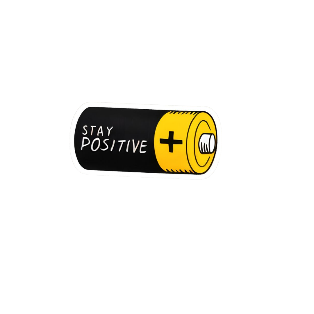Stay Positive Motivation Sticker