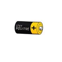 Stay Positive Motivation Sticker