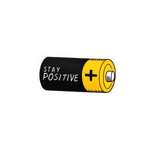 Stay Positive Motivation Sticker