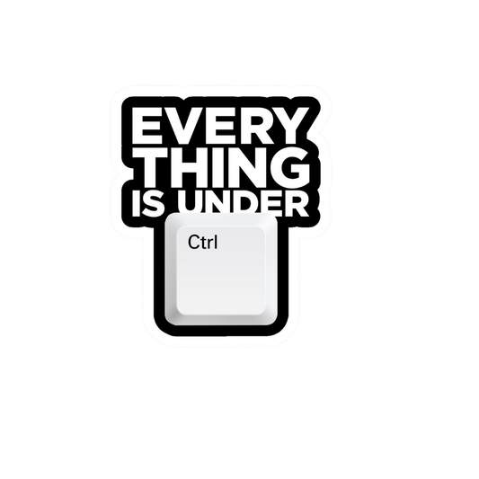 Everything Under Control Motivation Sticker