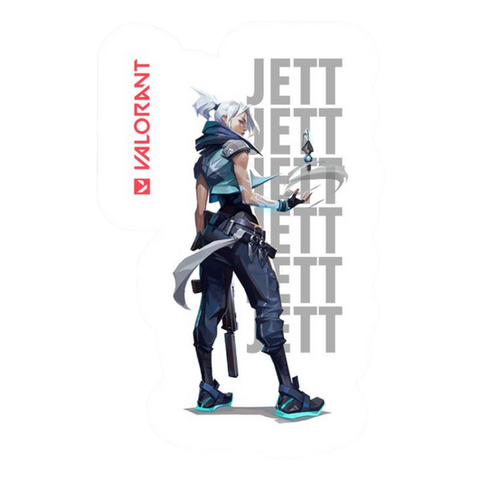 Agent Jett Valorant stickers