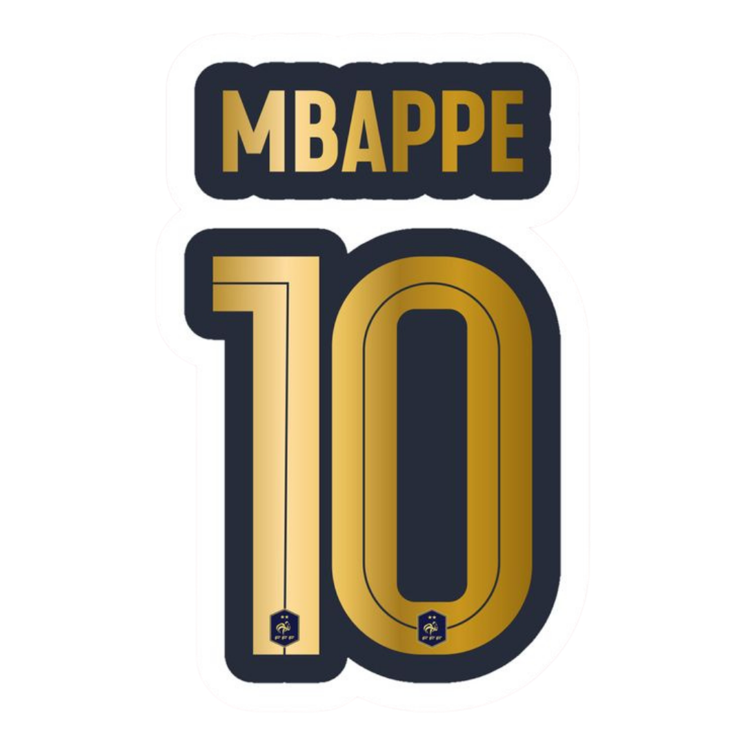 Kylian Mbappé 6 | Football Player Premium Sticker