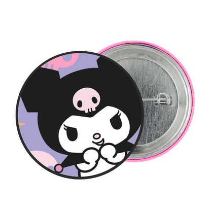 Kuromi Tinplate Badge