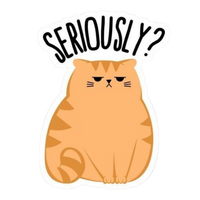 Cat 21 | Cat Premium Sticker | Cute Vibes 😺