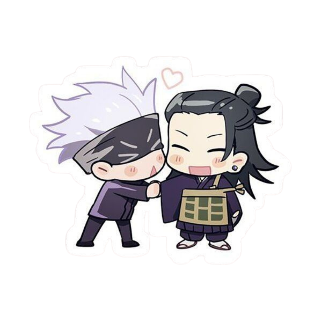 Satoru Gojo and Suguru Geto 2 Jujutsu Kaisen Anime stickers