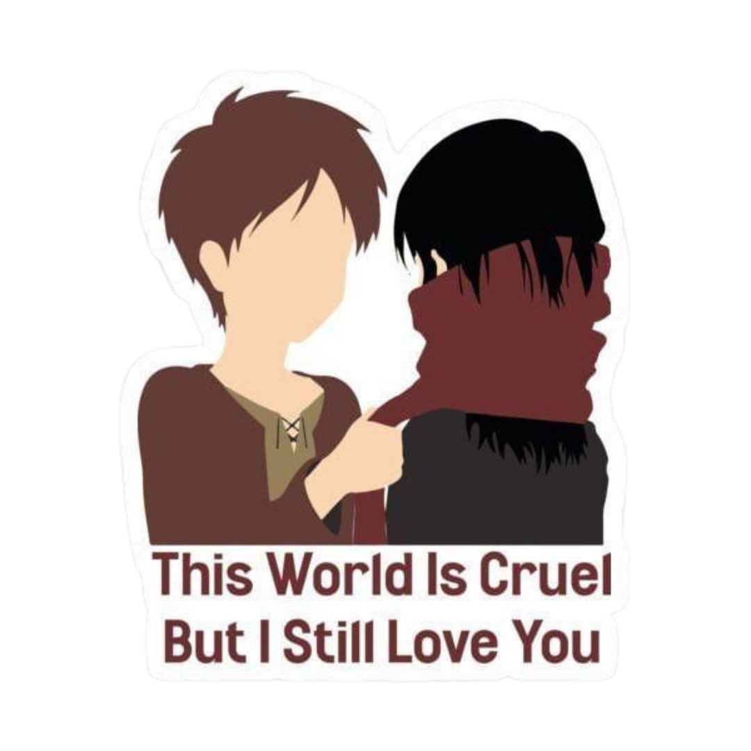 Mikasa Ackerman Attack on Titan Sticker 20 | Anime Warrior Premium Sticker
