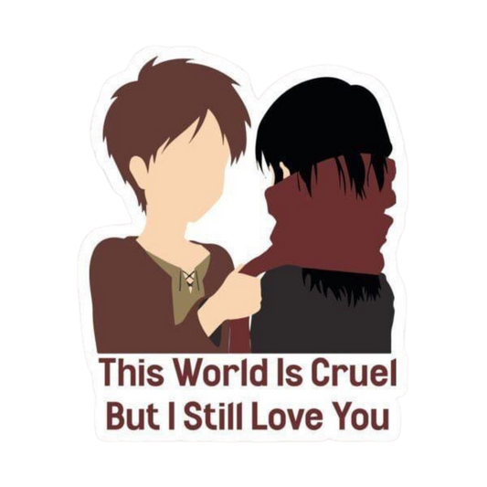 Mikasa Ackerman Attack on Titan Sticker 20 | Anime Warrior Premium Sticker