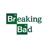 Breaking Bad Title | Breaking Bad Premium Sticker | TV Series