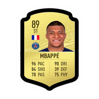 Kylian Mbappé 7 | Football Player Premium Sticker