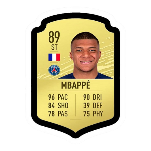 Kylian Mbappé 7 | Football Player Premium Sticker