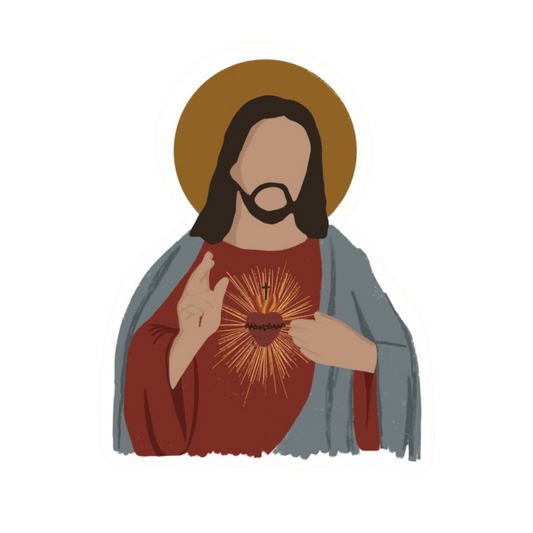 Jesus Christ 4 | Christianity | Religious Sticker | Spiritual Premium Sticker