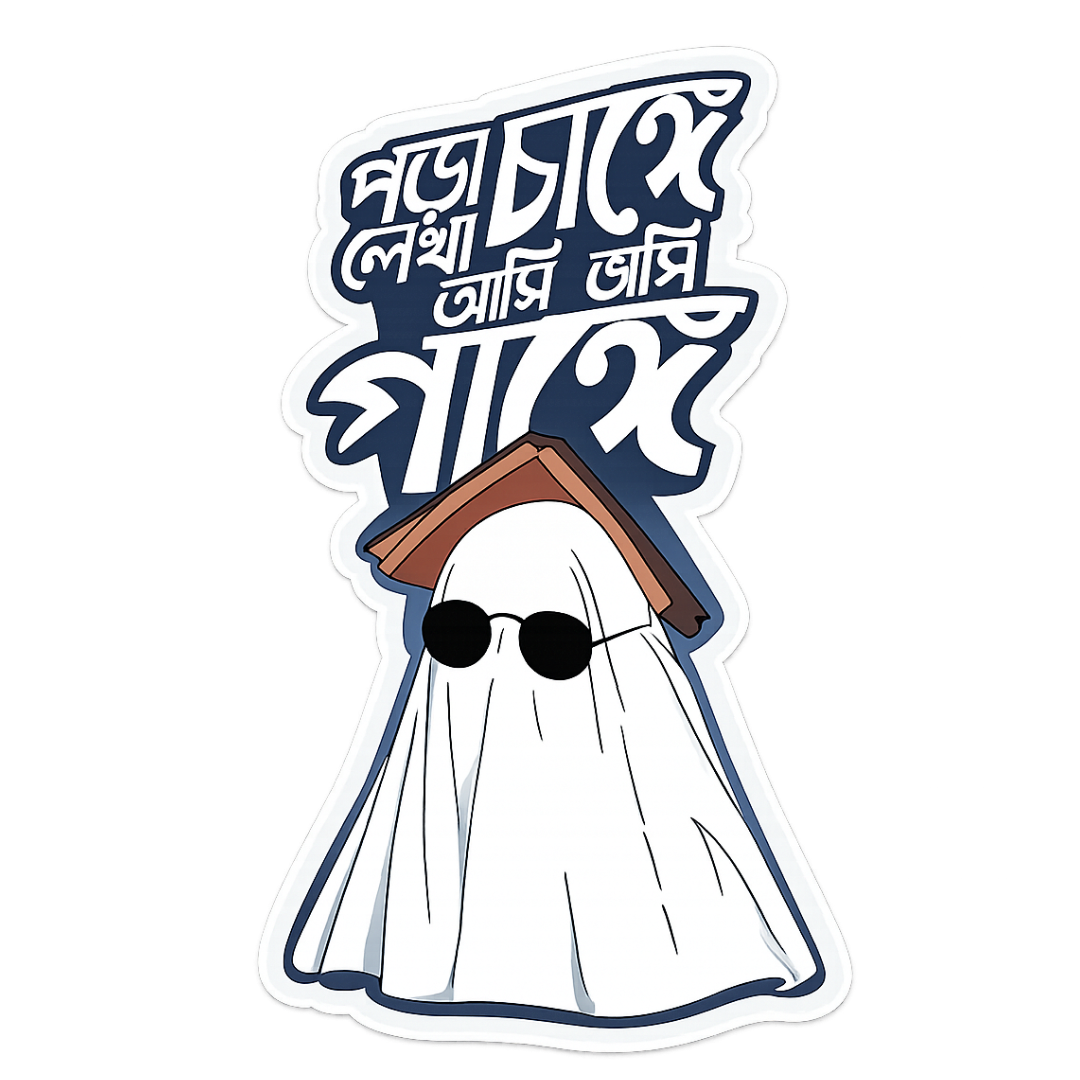 Pora Lekha Changge | Bangla Premium Stickers | StickerBD