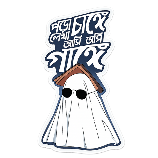 Pora Lekha Changge | Bangla Premium Stickers | StickerBD