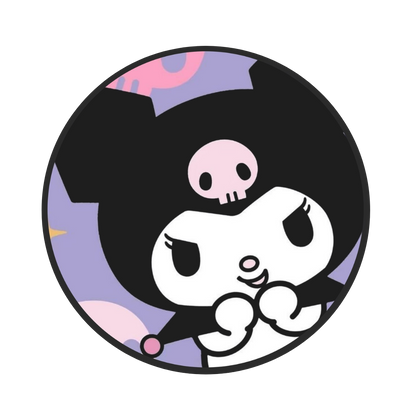 Kuromi Tinplate Badge