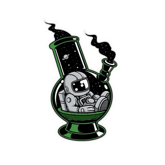 Astro Bong Hemp Sticker | StickerBD