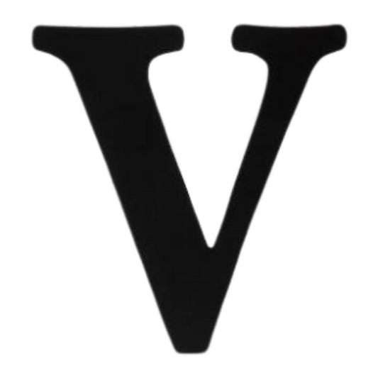 Letter V English Alphabet Sticker | Educational A-Z Sticker | StickerBD
