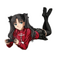 Anime Waifu Premium Anime Sticker 21 | StickerBD