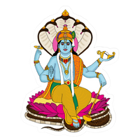 Lord Bishnu 3 | Om, Gods, Mantras & Spritual Symbols | StickerBD