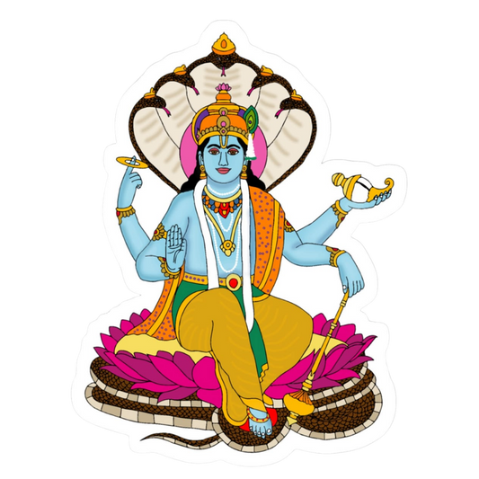 Lord Bishnu 3 | Om, Gods, Mantras & Spritual Symbols | StickerBD