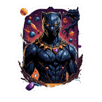 Black Panther 23 | Black Panther Premium Sticker | StickerBD