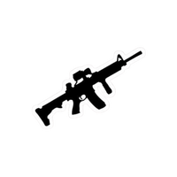 M16A4 | PUBG Mobile Sticker | StickerBD
