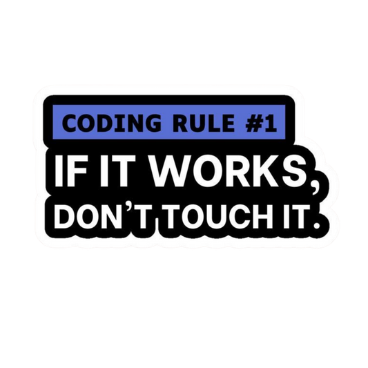 Programmer Sticker #23 | Coding & Developer Laptop Sticker | StickerBD