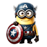 Minions | Cute Cartoon Sticker 22 | StickerBD