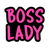 Pink Sticker 23 | Women Pink Barbie Lady | Aesthetic Girl Power Premium Sticker
