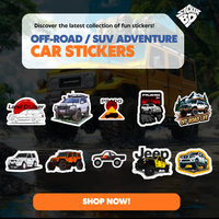 Off-Road SUV Adventure Stickers Bundle