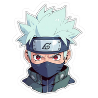 Kakashi Hatake Naruto Sticker 5 | Sharingan Ninja Premium Sticker