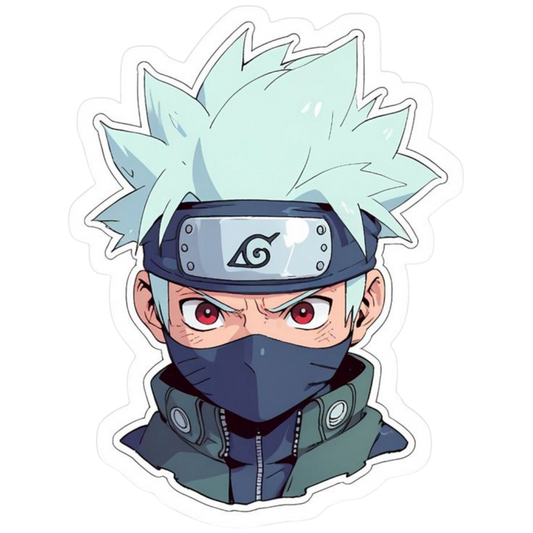 Kakashi Hatake Naruto Sticker 5 | Sharingan Ninja Premium Sticker