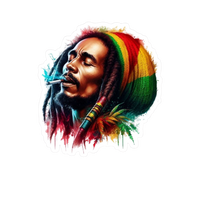 Bob Marley 3 Sticker