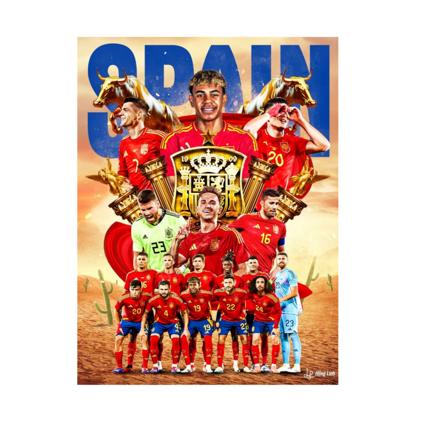 FC Spain 24 | Spain Football Sticker | Football Team