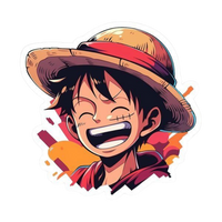 Monkey D. Luffy Anime stickers