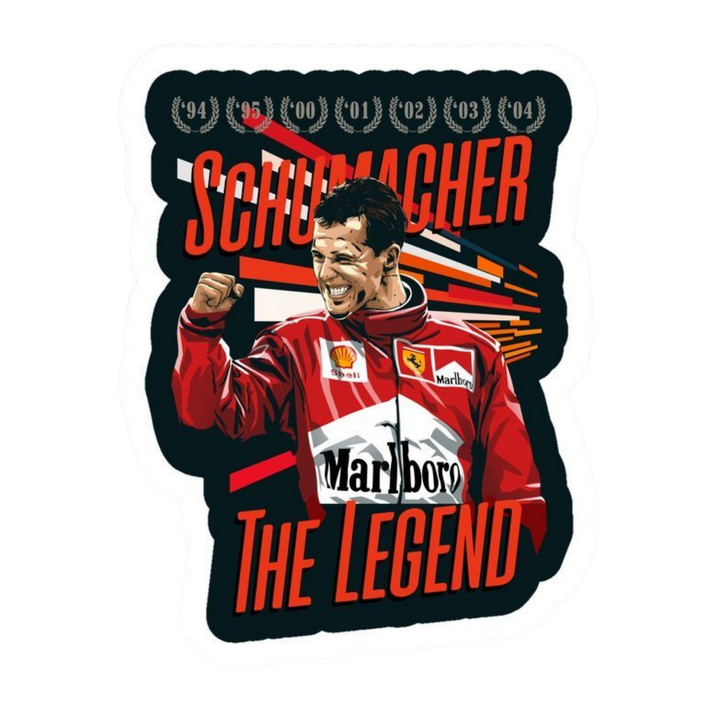 Formula 1 (F1) Stickers 24 | Premium Motorsport Stickers | StickerBD