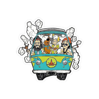 Scooby Do Hemp Sticker | StickerBD