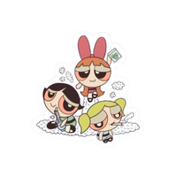 Power Puff girl High Hemp Sticker