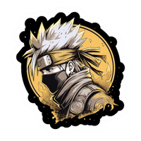 Kakashi Hatake Naruto Sticker 6 | Sharingan Ninja Premium Sticker