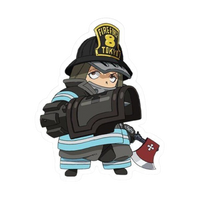 Fire Force Sticker 25 | Action Anime Premium Sticker