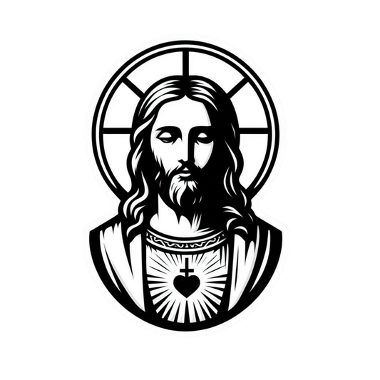 Jesus Christ 6 | Christianity | Religious Sticker | Spiritual Premium Sticker