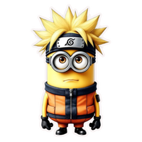 Minions | Cute Cartoon Sticker 24 | StickerBD