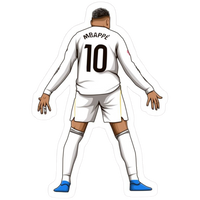 Kylian Mbappé 10 | Football Player Premium Sticker
