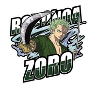 Roronoa Zoro One Piece Sticker 10 | Three Sword Style Premium Sticker