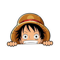 Monkey D. Luffy Kid Anime stickers